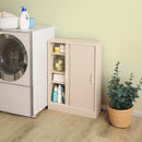 カウンター下収納 引き戸 薄型 スリム ワイド 幅広 おしゃれ 収納棚 省スペース 目隠し ホワイト 約 幅90cm 高さ85cm 北欧 ナチュラル 可動棚 幅木避け 巾木除け 【納期E】【szo-fkss-9015】