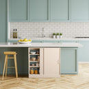 カウンター下収納 引き戸 約 幅90cm 高さ85cm 薄型 スリム ホワイト 白 木目 北欧 ナチュラル ワイド おしゃれ 収納棚 省スペース 可動棚 幅木避け 巾木除け 【納期E】【szo-fkss-9020】