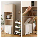 ゴミ箱上ラック 約 幅60cm 食器棚 収納棚 ごみ箱上 キッチン リビング デッドスペース 有効活用 可動棚 おしゃれ シンプル ナチュラル 奥行約40cm 高さ180cm 【納期E】【szo-fllw-t2s】