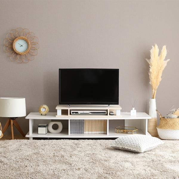 モニター台 80cm 幅 パソコンモニター台 テレビ台 TV台 オープンラック 引き出しなし シンプル 棚 置き台 収納スペース 白 ホワイト おしゃれ 北欧 ナチュラル 【納期E】【szo-fmd-80】