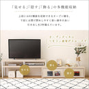 テレビ台 40インチ 40型 対応 ワイド 大型 ローボード TV台 TVボード おしゃれ 北欧 変型 コーナー L字 部屋の隅 角 コンパクト オープンラック 収納 完成品 【納期A】【szo-fr-120ex】