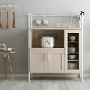 レンジ台 コンパクト 小さめ 省スペース 小型 食器棚 収納 おしゃれ 北欧 スライドレール 炊飯器置き 電子レンジ置き キッチンラック ホワイト 白 コンセント 【納期A】【szo-fra-90r】