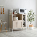 レンジ台 コンパクト 小さめ 省スペース 小型 食器棚 収納 おしゃれ 北欧 スライドレール 炊飯器置き 電子レンジ置き キッチンラック ホワイト 白 コンセント 【納期A】【szo-fra-90r】