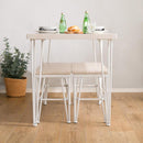 ダイニングセット 4人 向け ダイニングテーブルセット 3点セット テーブル ダイニングベンチ 腰掛け おしゃれ 北欧 白 ホワイト ナチュラル かわいい カフェ風 【納期E】【szo-frbb-3】