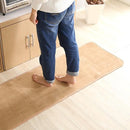 ラグ 洗える マイクロファイバー キッチンマット 北欧 無地 ラグマット ロング 長い 240×65cm 【納期E】【szo-frg-k-l】