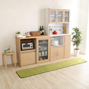 ラグ 洗える マイクロファイバー キッチンマット 北欧 無地 ラグマット ロング 長い 240×65cm 【納期E】【szo-frg-k-l】