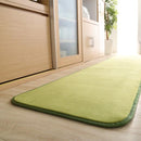 ラグ 180×50cm 洗える マイクロファイバー キッチンマット ベッドサイド ソファサイド 北欧 無地 【納期E】【szo-frg-k-s】