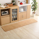 ラグ 180×50cm 洗える マイクロファイバー キッチンマット ベッドサイド ソファサイド 北欧 無地 【納期E】【szo-frg-k-s】