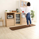 ラグ 180×50cm 洗える マイクロファイバー キッチンマット ベッドサイド ソファサイド 北欧 無地 【納期E】【szo-frg-k-s】