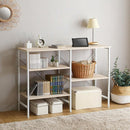 ゴミ箱上ラック 幅 120cm キッチンカウンター 収納棚 オープンラック 収納ラック ごみ箱上 リビング デッドスペース 有効活用 可動棚 おしゃれ シンプル 白 木目 【納期E】【szo-fsk-120kc】