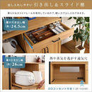 食器棚 収納 おしゃれ 北欧 ワイド 大容量 大型 大きい サイズ アンティーク調 レトロ風 ビンテージ デザイン モダン ガラス扉 引き出し スライド 開き扉 可動棚 【納期E】【szo-gck-18120】