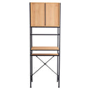 ごみ箱上ラック 2列 食器棚 キッチンラック ゴミ箱 オープンラック ガラス扉 可動棚 レンジ棚 収納ラック レトロ 西海岸 ダイニング リビング カフェ風 【納期A】【szo-gck-t2s】