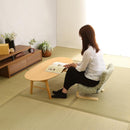 正座椅子 背もたれ付き 座椅子 正座 リクライニング 膝 腰痛 対策 背筋 伸びる 厚み クッション ボリューム 和風 和柄 和室 フロアチェア 曲げ木 脚 木製 完成品 【納期E】【szo-hkz】