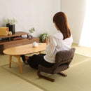 正座椅子 背もたれ付き 座椅子 正座 リクライニング 膝 腰痛 対策 背筋 伸びる 厚み クッション ボリューム 和風 和柄 和室 フロアチェア 曲げ木 脚 木製 完成品 【納期E】【szo-hkz】