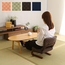 正座椅子 背もたれ付き 座椅子 正座 リクライニング 膝 腰痛 対策 背筋 伸びる 厚み クッション ボリューム 和風 和柄 和室 フロアチェア 曲げ木 脚 木製 完成品 【納期E】【szo-hkz】