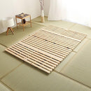 すのこベッド 二つ折り ダブル 折りたたみ 通気性 湿気対策 防ダニ 防カビ 断熱 結露防止 保湿 調湿 日本産ひのき 檜 ヒノキ 桧 折畳み 【納期E】【szo-hnk-2-d】