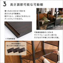 ハンガーラック ブラック 黒 スチールラック かっこいい おしゃれ メンズライク シンプル メッシュ棚 ハンガーポール キャスター付き 高さ調整 可動棚 収納 【納期E】【szo-hrk-l12】