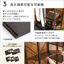 ハンガーラック ブラック 黒 スチール製 収納ラック かっこいい おしゃれ メンズ 男前 スタイリッシュ メッシュ棚 ハンガーポール キャスター付き リビング 【納期E】【szo-hrk-m9】