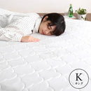 マットレス ポケットコイル K キング サイズ 大きい 身体 フィット 寝やすい 寝心地 快適 圧縮梱包 搬入しやすい マンション エレベーター マットレスのみ 【納期A】【szo-hrm-01k】