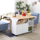 キッチンワゴン キャスター付き 木製 天板付き 作業台 おしゃれ バタフライテーブル 【納期A】【szo-ht-ch90】