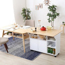 キッチンワゴン キャスター付き 木製 天板付き 作業台 おしゃれ バタフライテーブル 【納期A】【szo-ht-ch90】