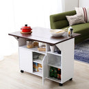 キッチンワゴン キャスター付き 木製 天板付き 作業台 おしゃれ バタフライテーブル 【納期A】【szo-ht-ch90】