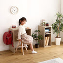 デスクセット ラック 収納棚 机 幅60cm コンパクト シンプル 学習机 作業台 テーブル ワークスペース 子供部屋 大人 リビング学習 サイドラック 可動板 スリム 【納期A】【szo-ht-dsk60srk】