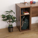 デスクセット ラック 収納棚 机 幅60cm コンパクト シンプル 学習机 作業台 テーブル ワークスペース 子供部屋 大人 リビング学習 サイドラック 可動板 スリム 【納期A】【szo-ht-dsk60srk】