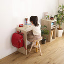 デスクセット ラック 収納棚 机 幅60cm コンパクト シンプル 学習机 作業台 テーブル ワークスペース 子供部屋 大人 リビング学習 サイドラック 可動板 スリム 【納期A】【szo-ht-dsk60srk】