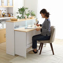 キッチンカウンター 120 テーブル 下 収納 間仕切り 【納期E】【szo-ht-kl120】