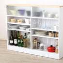 キッチンカウンター 120 テーブル 下 収納 間仕切り 【納期E】【szo-ht-kl120】