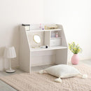 デスク 机 ロータイプ 低い 座卓 北欧 おしゃれ フリーデスク 文机 棚 収納 引き出し ラック 背面 化粧仕上げ ひとり暮らし コンパクト 省スペース テレワーク 【納期A】【szo-ht-ldk】