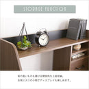 デスク 机 ロータイプ 低い 座卓 北欧 おしゃれ フリーデスク 文机 棚 収納 引き出し ラック 背面 化粧仕上げ ひとり暮らし コンパクト 省スペース テレワーク 【納期A】【szo-ht-ldk】