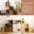 キューブボックス 引き出し 2段 引出し 35cm 幅 高さ 収納ボックス 収納棚 収納ケース cube 組み合わせ 自在 自由 おしゃれ 北欧 木目 白 ホワイト 茶 ブラウン 【納期E】【szo-ht-qdw】