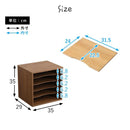 キューブボックス 35cm 幅 高さ 書類棚 縦向き タテ 横向き 横 仕切り板 収納ボックス 収納棚 組み合わせ 自在 自由 おしゃれ 北欧 木目 白 ホワイト 便利 【納期E】【szo-ht-qpr】