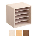 キューブボックス 35cm 幅 高さ 書類棚 縦向き タテ 横向き 横 仕切り板 収納ボックス 収納棚 組み合わせ 自在 自由 おしゃれ 北欧 木目 白 ホワイト 便利 【納期E】【szo-ht-qpr】