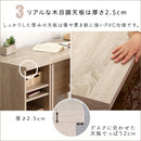 サイドラック デスク横 机の横 棚 収納棚 ラック 可動板 シンプル スリム 細い 木目 幅30cm 奥行き40cm 高さ70cm 収納ラック リビング 子ども部屋 子供部屋 【納期A】【szo-ht-srk30】