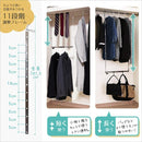 ブランコハンガー 吊下げハンガー 吊り下げハンガー クレーゼット ハンガー 収納力 デッドスペース 活用 アイデア商品 伸縮 高さ調整 幅調整 無段階 収納用品 【納期E】【szo-ht-swh】