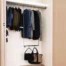 ブランコハンガー 吊下げハンガー 吊り下げハンガー クレーゼット ハンガー 収納力 デッドスペース 活用 アイデア商品 伸縮 高さ調整 幅調整 無段階 収納用品 【納期E】【szo-ht-swh】