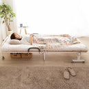 折り畳みベッド 折りたたみベッド すのこベッド 桐 天然木 防虫 断熱 軽量 軽い 通気性 梅雨対策 結露防止 安全設計 安心 簡易ベッド 来客時 コンパクト 収納 【納期E】【szo-ht30-64】