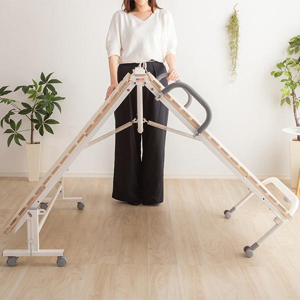 折り畳みベッド 折りたたみベッド すのこベッド 桐 天然木 防虫 断熱 軽量 軽い 通気性 梅雨対策 結露防止 安全設計 安心 簡易ベッド 来客時 コンパクト 収納 【納期E】【szo-ht30-64】