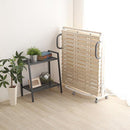 折り畳みベッド 折りたたみベッド すのこベッド 桐 天然木 防虫 断熱 軽量 軽い 通気性 梅雨対策 結露防止 安全設計 安心 簡易ベッド 来客時 コンパクト 収納 【納期E】【szo-ht30-64】