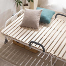 折り畳みベッド 折りたたみベッド すのこベッド 桐 天然木 防虫 断熱 軽量 軽い 通気性 梅雨対策 結露防止 安全設計 安心 簡易ベッド 来客時 コンパクト 収納 【納期E】【szo-ht30-64】