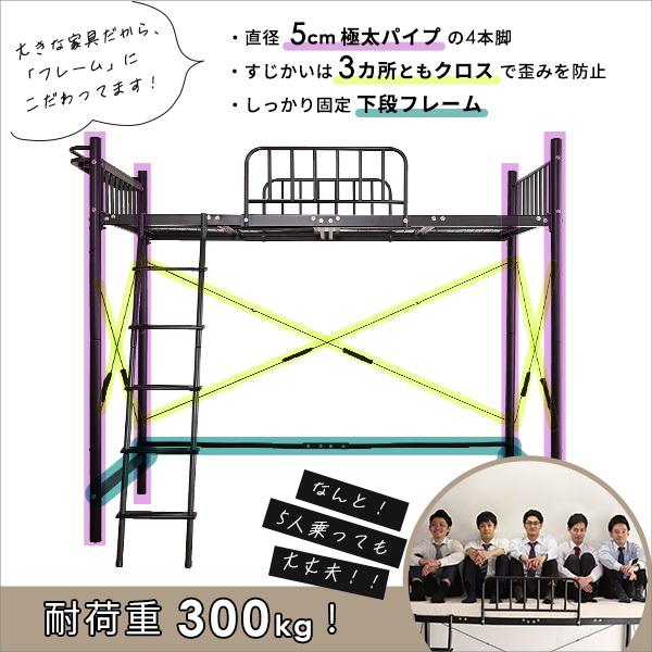 ロフトベッド ロータイプ ハイタイプ 高さ変更 パイプベッド シングル 宮付き ホワイト おしゃれ はしご ロフトベット 大人用 ベッドフレーム コンセント付き 【納期E】【szo-ht70-129】