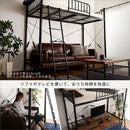 ロフトベッド ロータイプ ハイタイプ 高さ変更 パイプベッド シングル 宮付き ホワイト おしゃれ はしご ロフトベット 大人用 ベッドフレーム コンセント付き 【納期E】【szo-ht70-129】