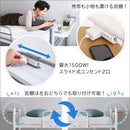 ロフトベッド はしご 宮棚付き コンセント付き パイプベッド 大人用 シンプル 2段ベッド スチール シルバー ブラック 黒 ホワイト 白 銀色 ブラウン 茶色 【納期A】【szo-ht70-94r】