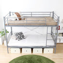 2段ベッド 分割可能 ニ段ベット 大人用 分離 分割 シングル 2段ベッド ベット はしご パイプベッド スチール メッシュ 大人対応 サイズ 頑丈 丈夫 安心 耐荷重 【納期E】【szo-ht80-17】