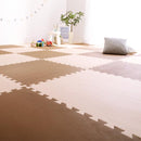 ジョイントマット 64枚セット 大判 約60×60cm サイドパーツ付き 低ホルムアルデヒド 赤ちゃん 安心 安全 子ども部屋 ピンク 緑 グリーン 黄色 イエロー 茶色 【納期A】【szo-jmt-64】