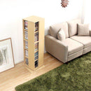 本棚 回転 おしゃれ ラック 回転式 ロータイプ 収納 子供 漫画 文庫 コミック本 ホワイト 【納期A】【szo-kbr-5】