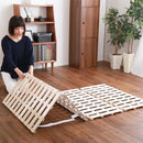 すのこベッド 折りたたみ シングル すのこマット 天然木 ふとん用 スノコベッド 【納期E】【szo-kir-4-s】
